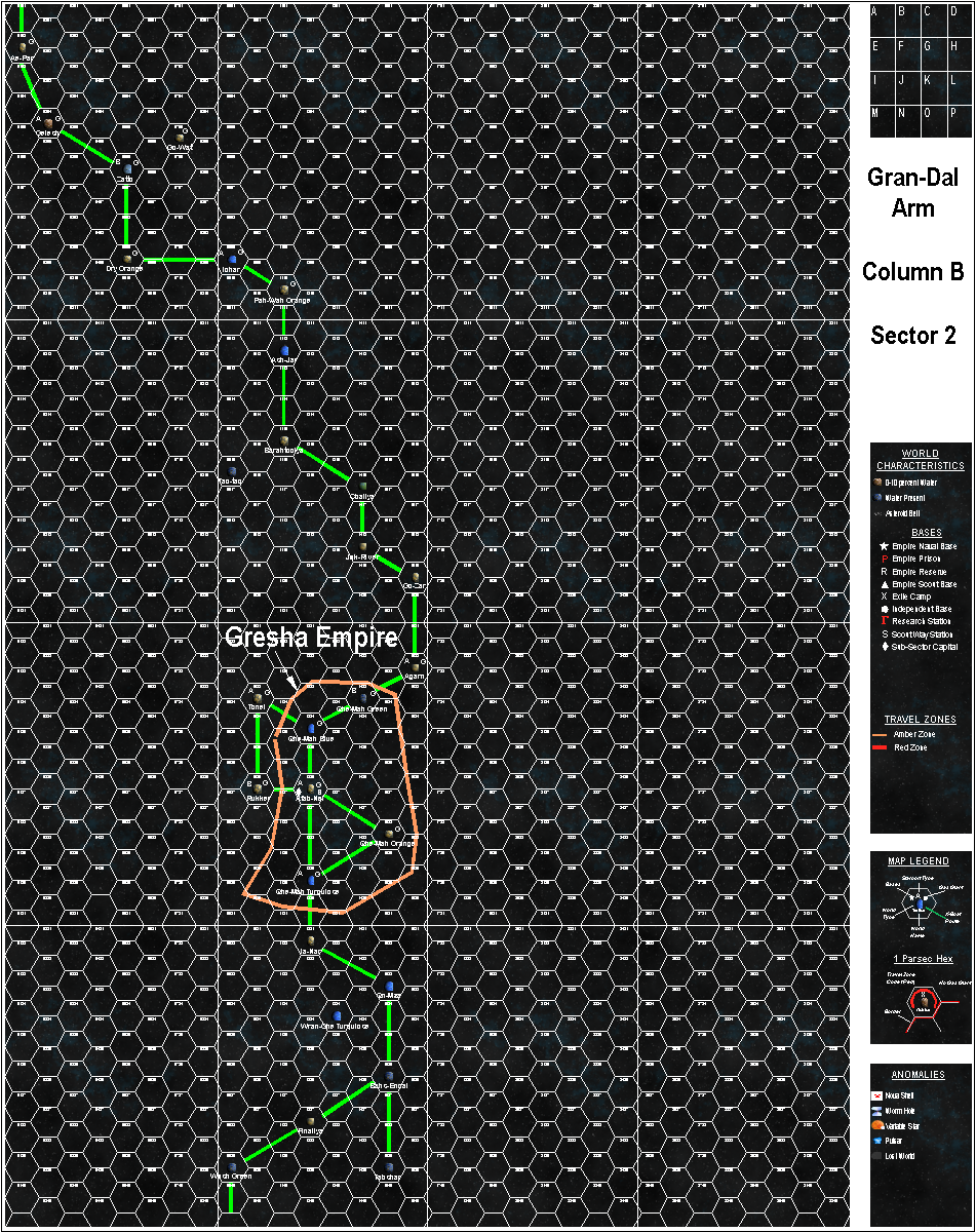 Gran-Dal Arm, Column B, Sector 2 map
